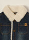 Blue denim jacket with fur lining_2