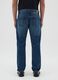 Regular fit blue pure cotton jeans_3
