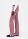 Regular fit pink stretch trousers_4