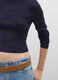 Blue mock neck jumper with fitted fit_3