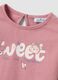Pink organic cotton long-sleeve printed T-shirt for baby girls_2
