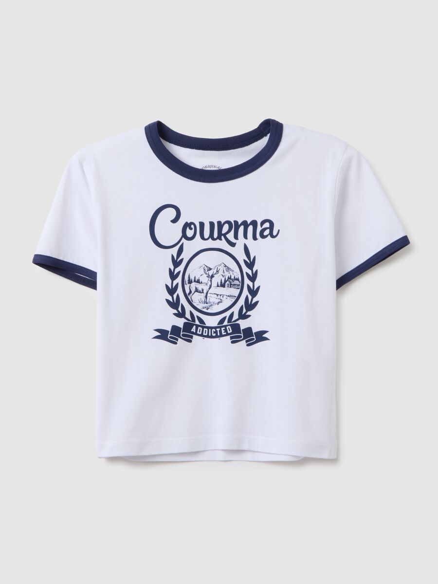 T-shirt in puro cotone multicolor regular fit_0
