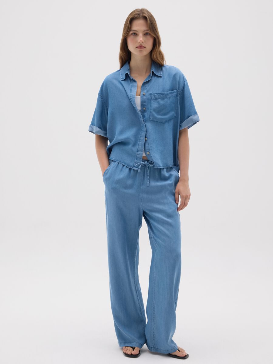 Oversized Short Sleeve Shirt_1