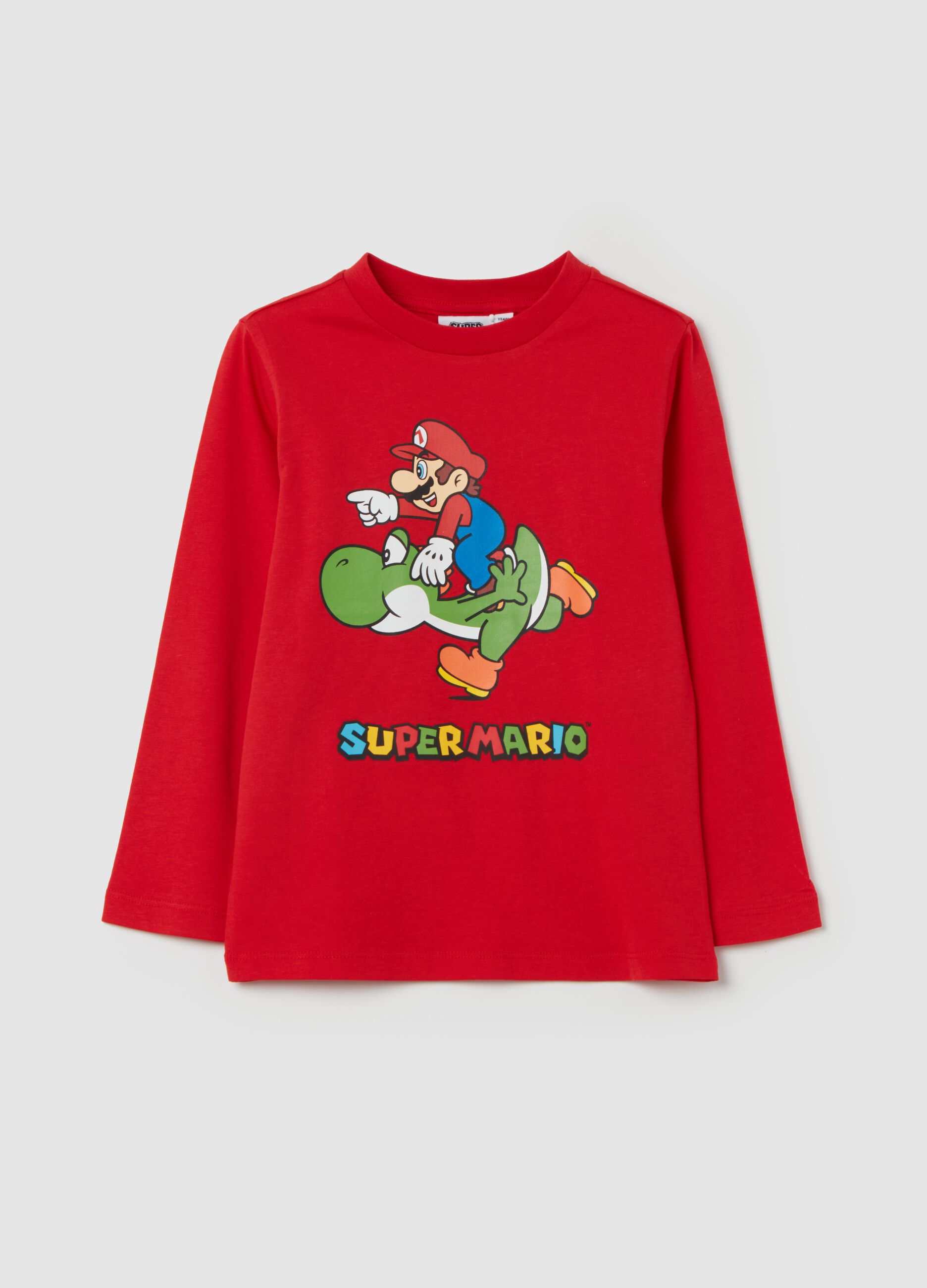 Long-sleeved T-shirt with Super Mario™ print