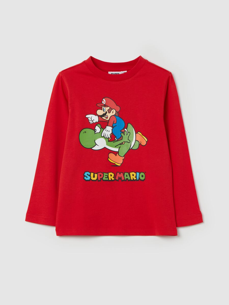 Long-sleeved T-shirt with Super Mario™ print_0