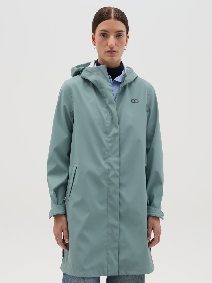 Long parka with hood_0