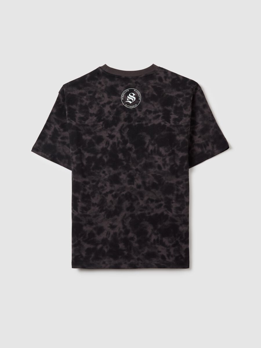 Tie-dye cotton T-shirt with Harry Potter print_4