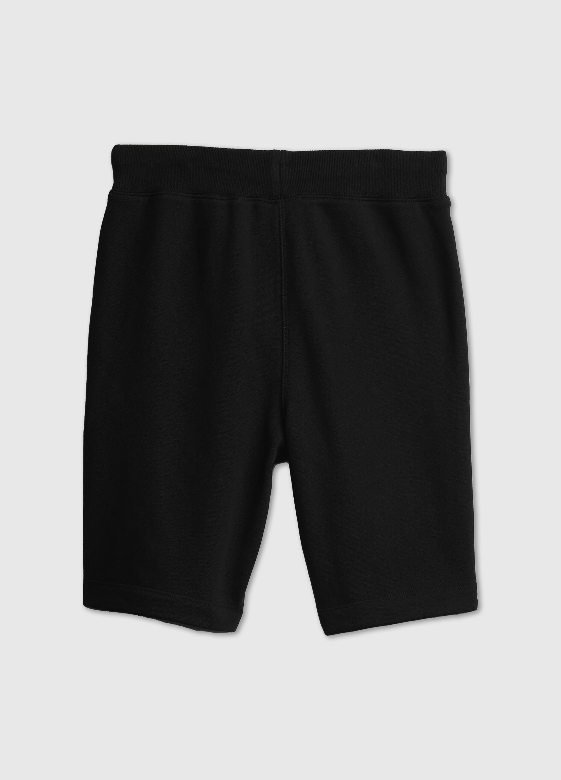Bermuda shorts in French Terry with logo