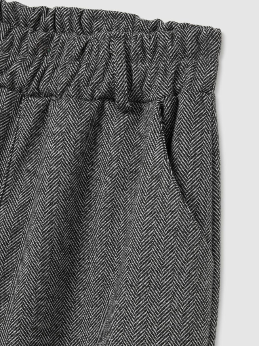 Grey Regular Fit Trousers_5