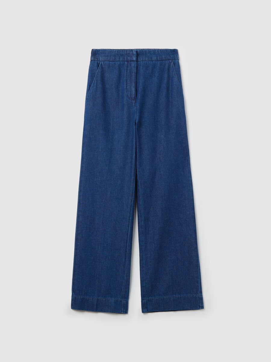 Blue relaxed-fit jeans_4