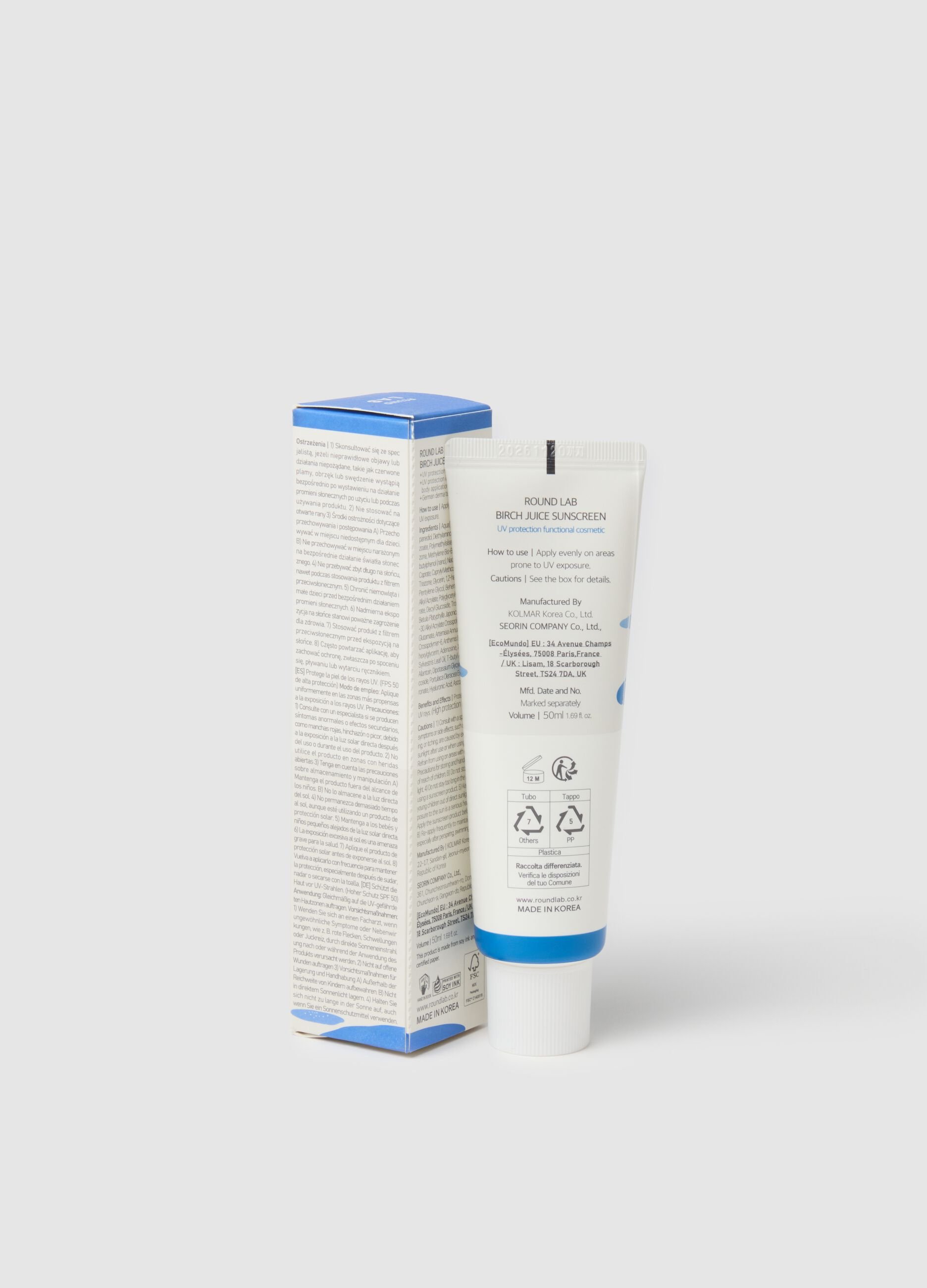 A nourishing sunscreen - Korean skincare