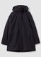 Blue hooded jacket with zip, regular fit_4