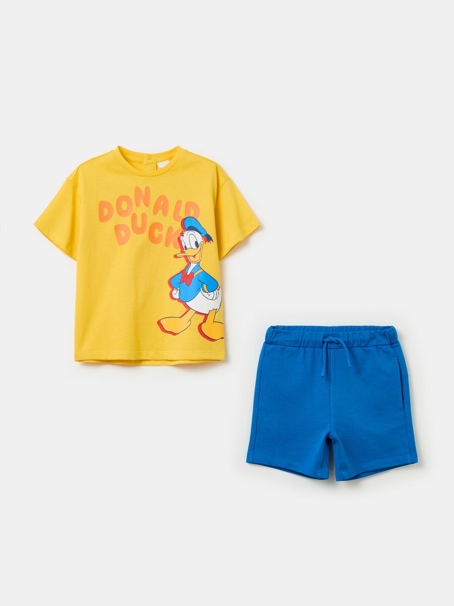 Cotton jogging set with Donald Duck 90 print_0