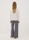 Black organic cotton crew-neck pyjamas_3
