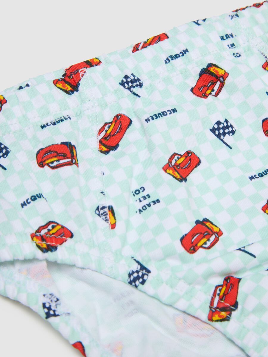 Tripack slip in puro cotone multicolor da bambino con stampe Cars_3