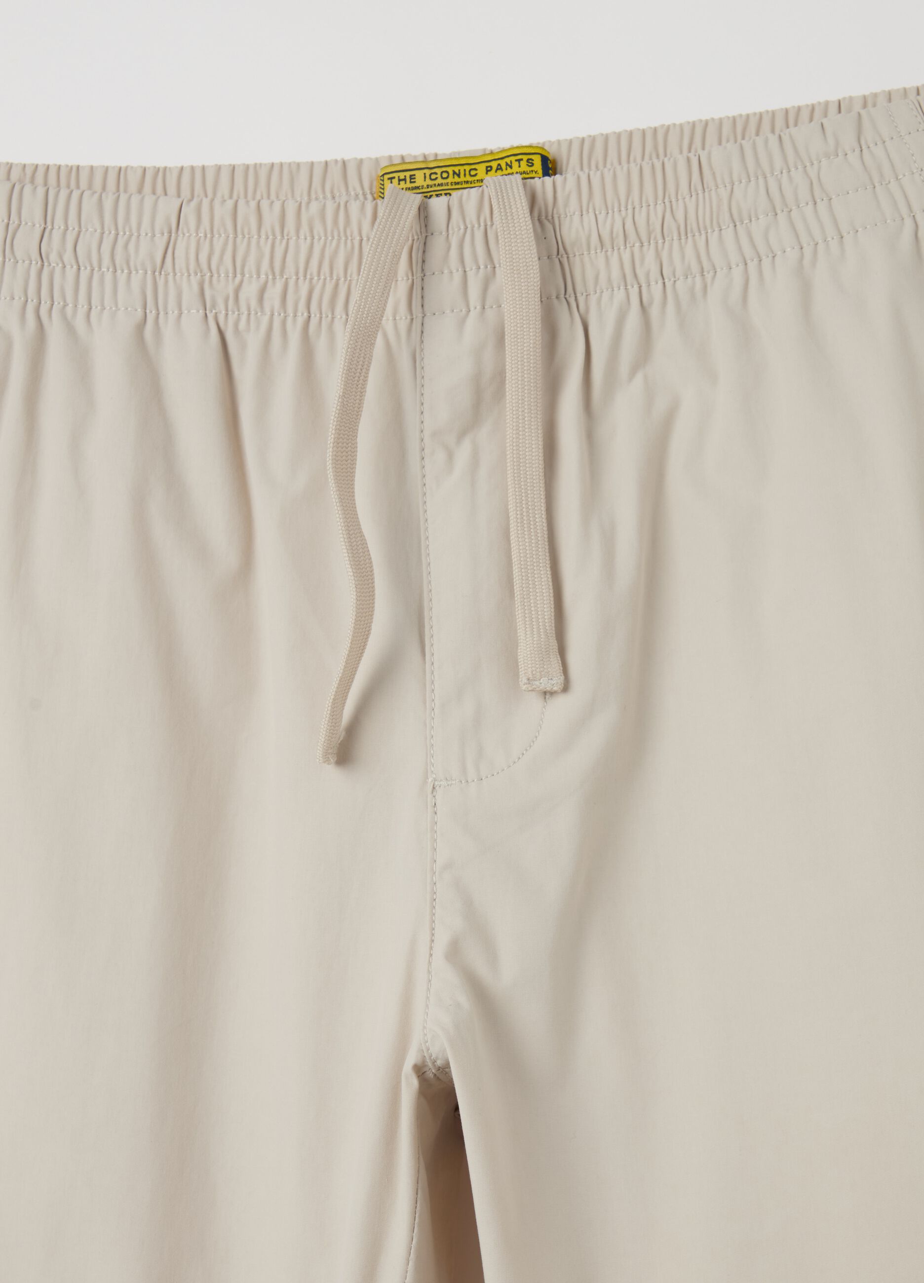 Chino joggers in cotton