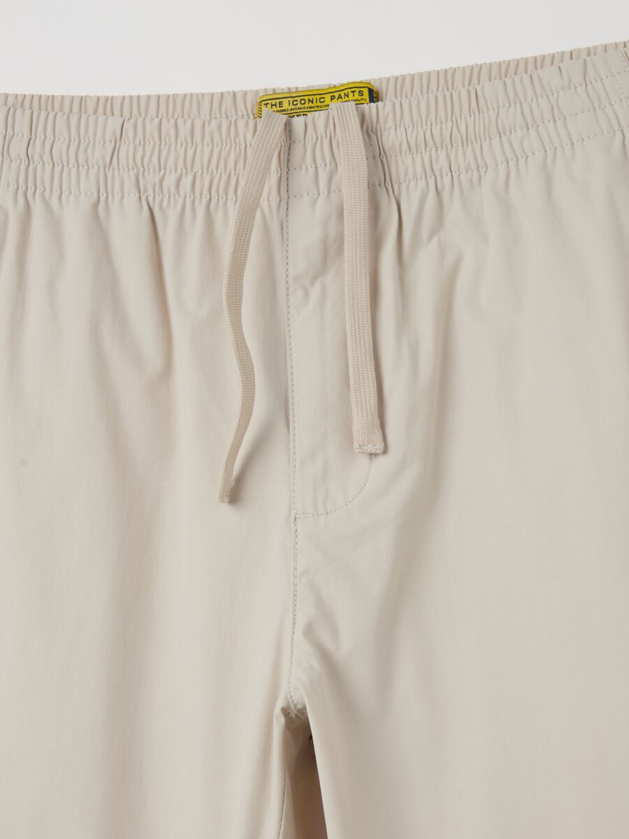 Chino joggers in cotton_5