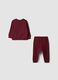 Red pure cotton Hogwarts print set for baby boy_1