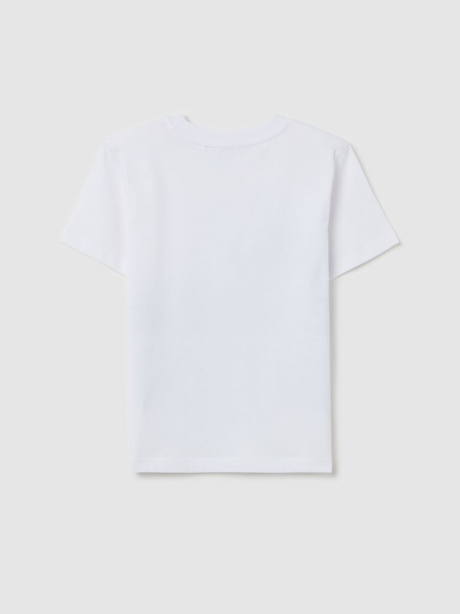 Cotton T-shirt with Batman print_1