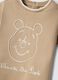 Beige Stretch Cotton Kids T-shirt with Winnie Embroidery_2