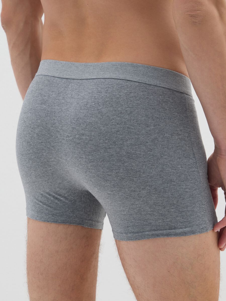 Tripack boxer in cotone elasticizzato multicolor regular fit_2