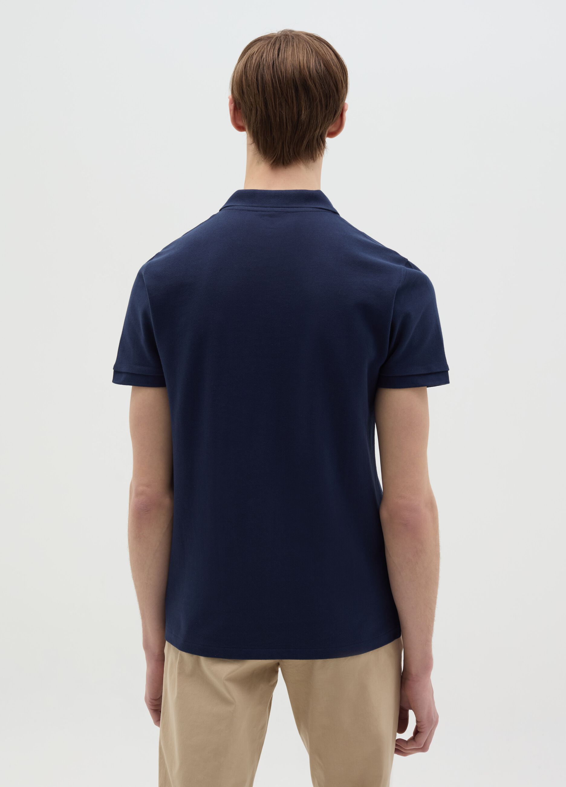 Polo in piquet di cotone bio 