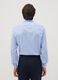 Light blue slim-fit pure cotton no-iron shirt with cutaway collar_3