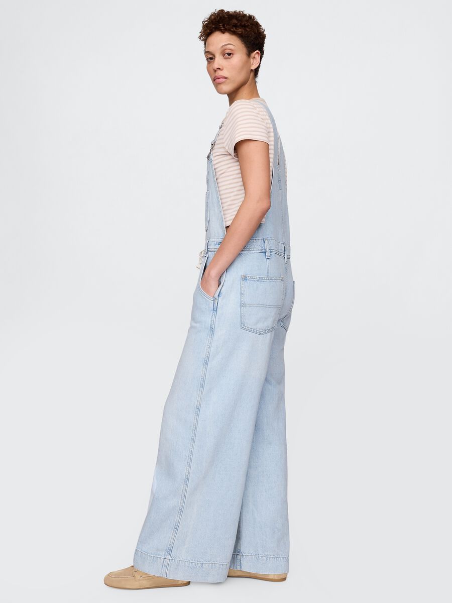 Salopette denim chiaro Gap_2
