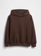 Felpa con cappuccio marrone_3
