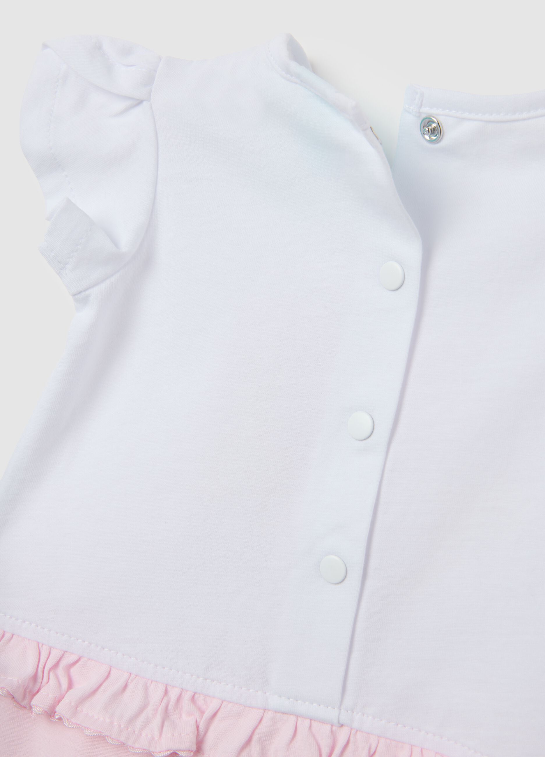 Body da neonata in puro cotone multicolor con stampa Disney