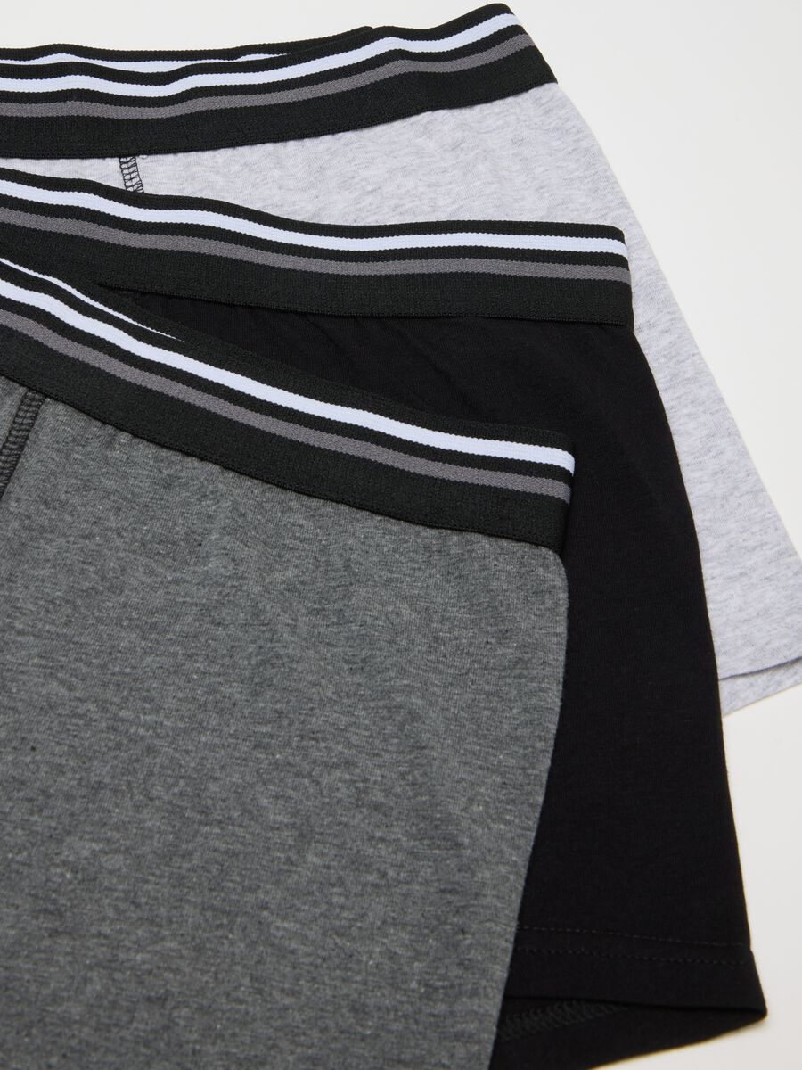 Multicolour regular fit stretch cotton boxer tripack_1