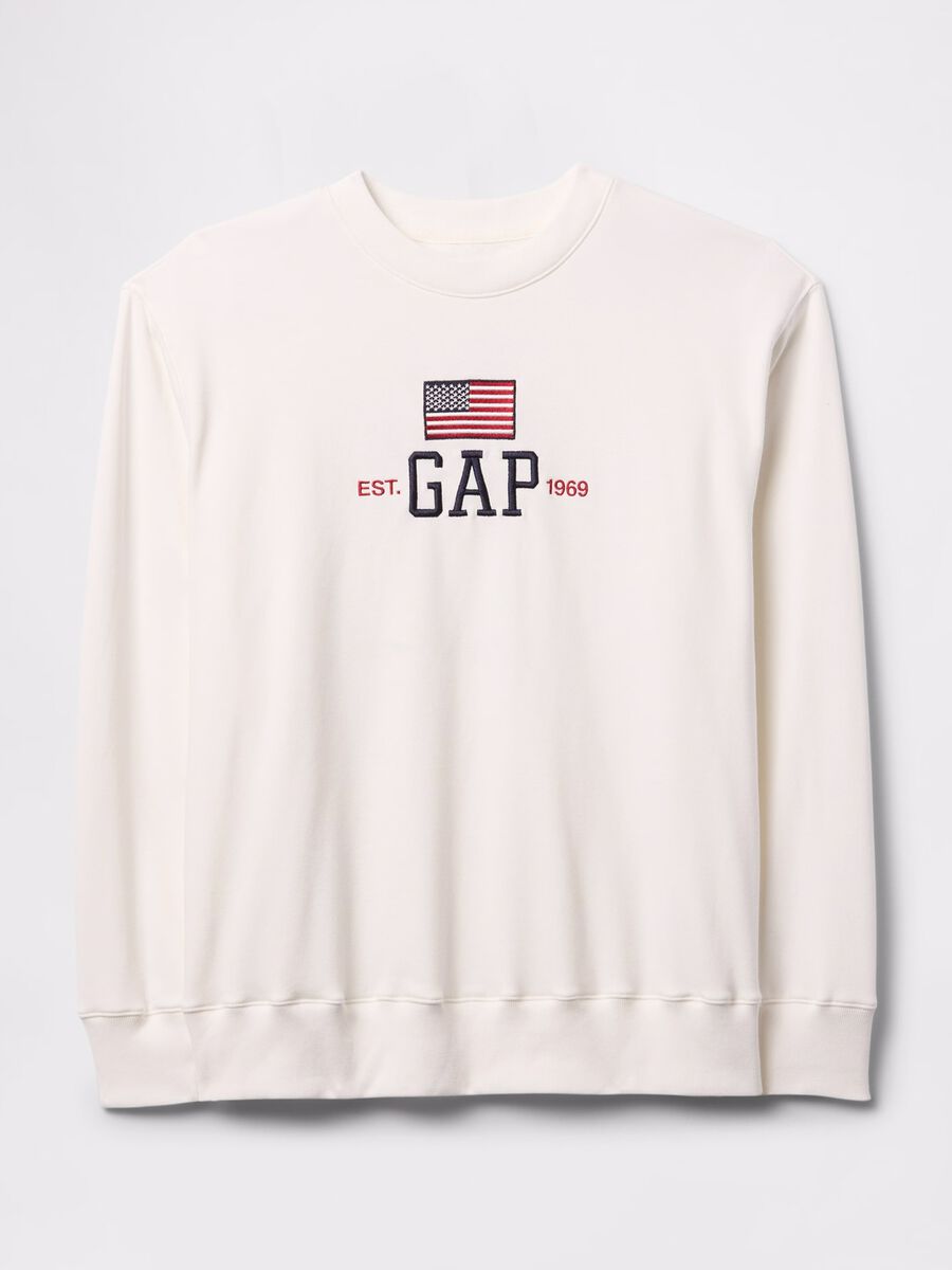 White sweatshirt with logo_4