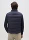 Blue Quilted Vest with Zip_2