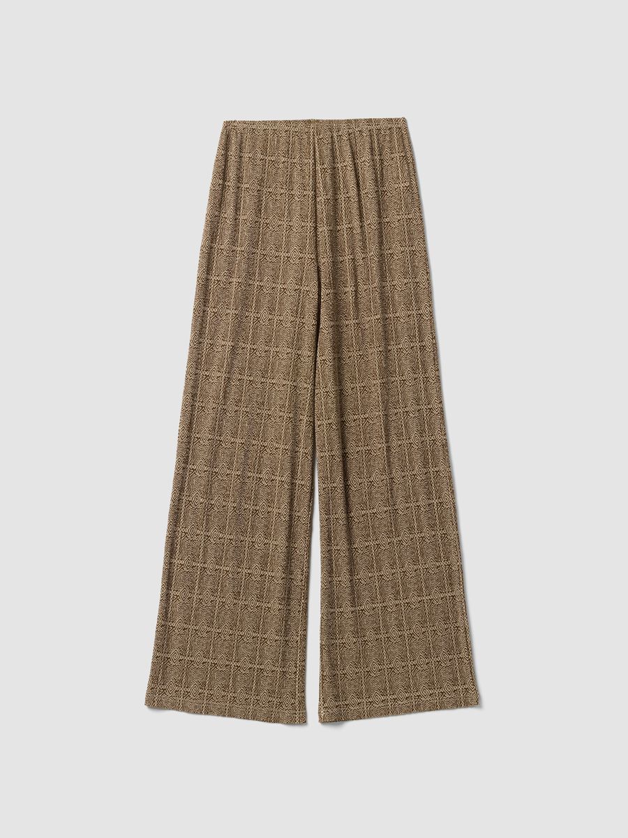 Brown maternity trousers relaxed fit_4
