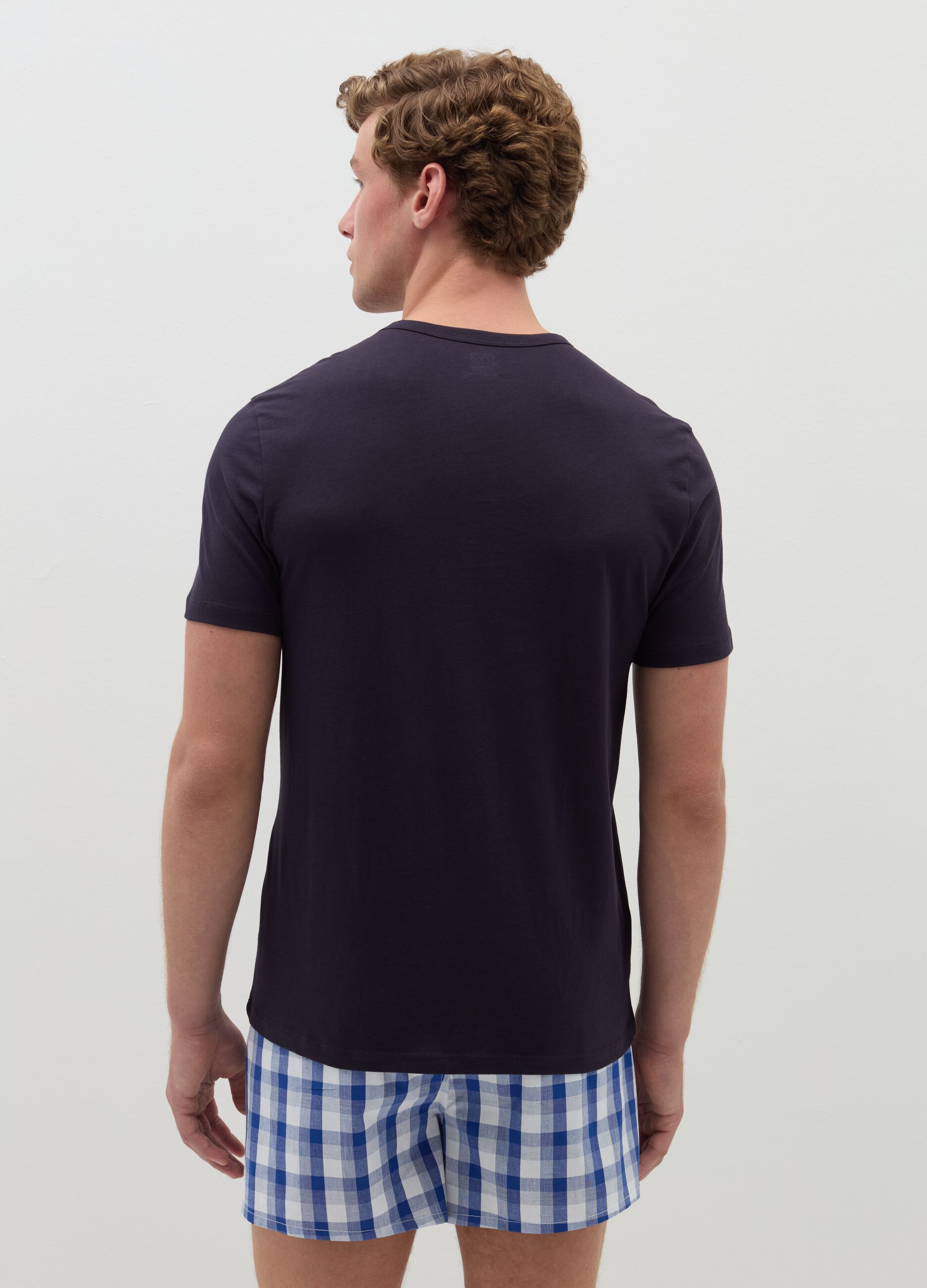 Bipack t-shirt intime girocollo in jersey