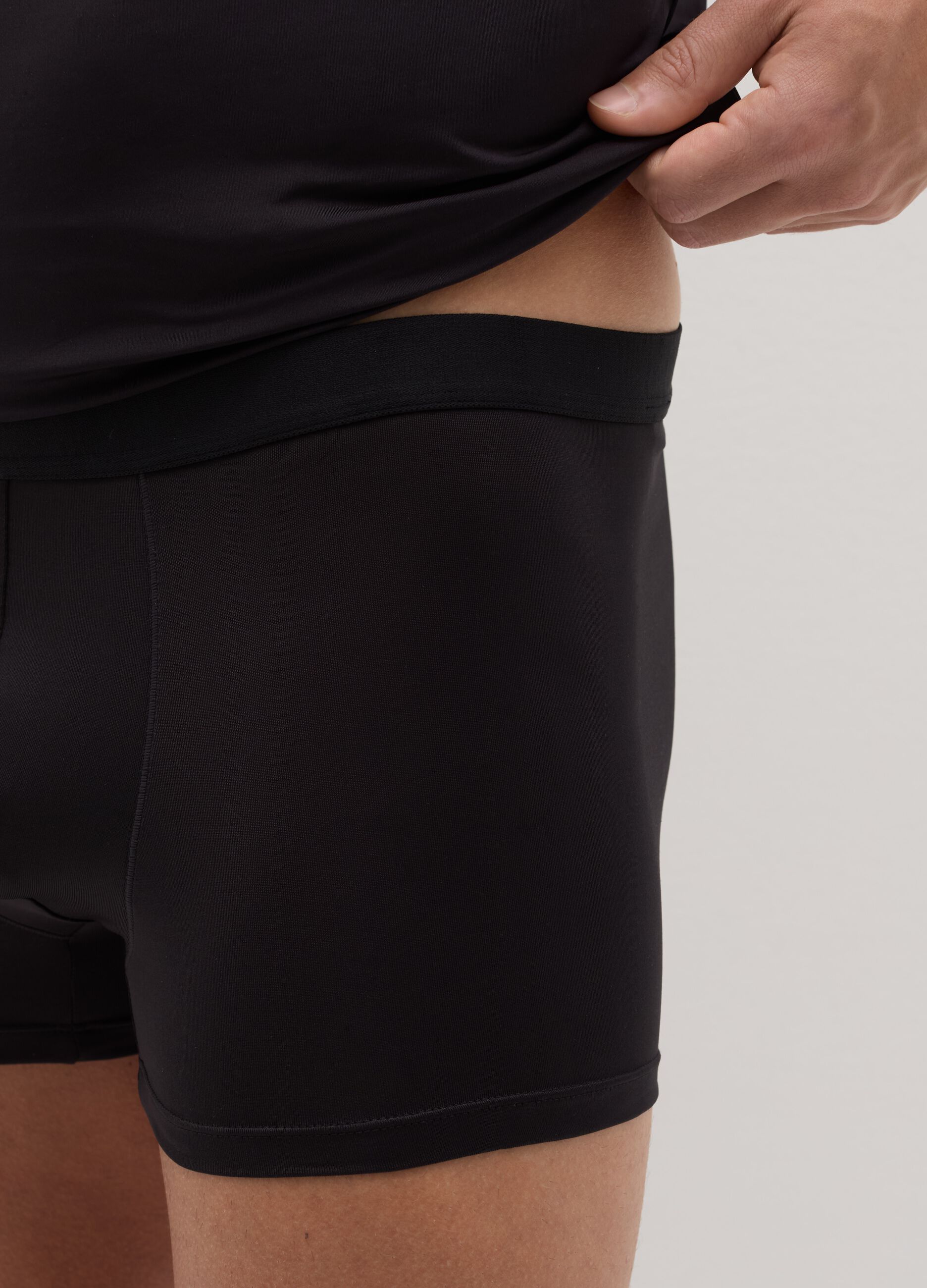 Three-pack boxer shorts in microfibre