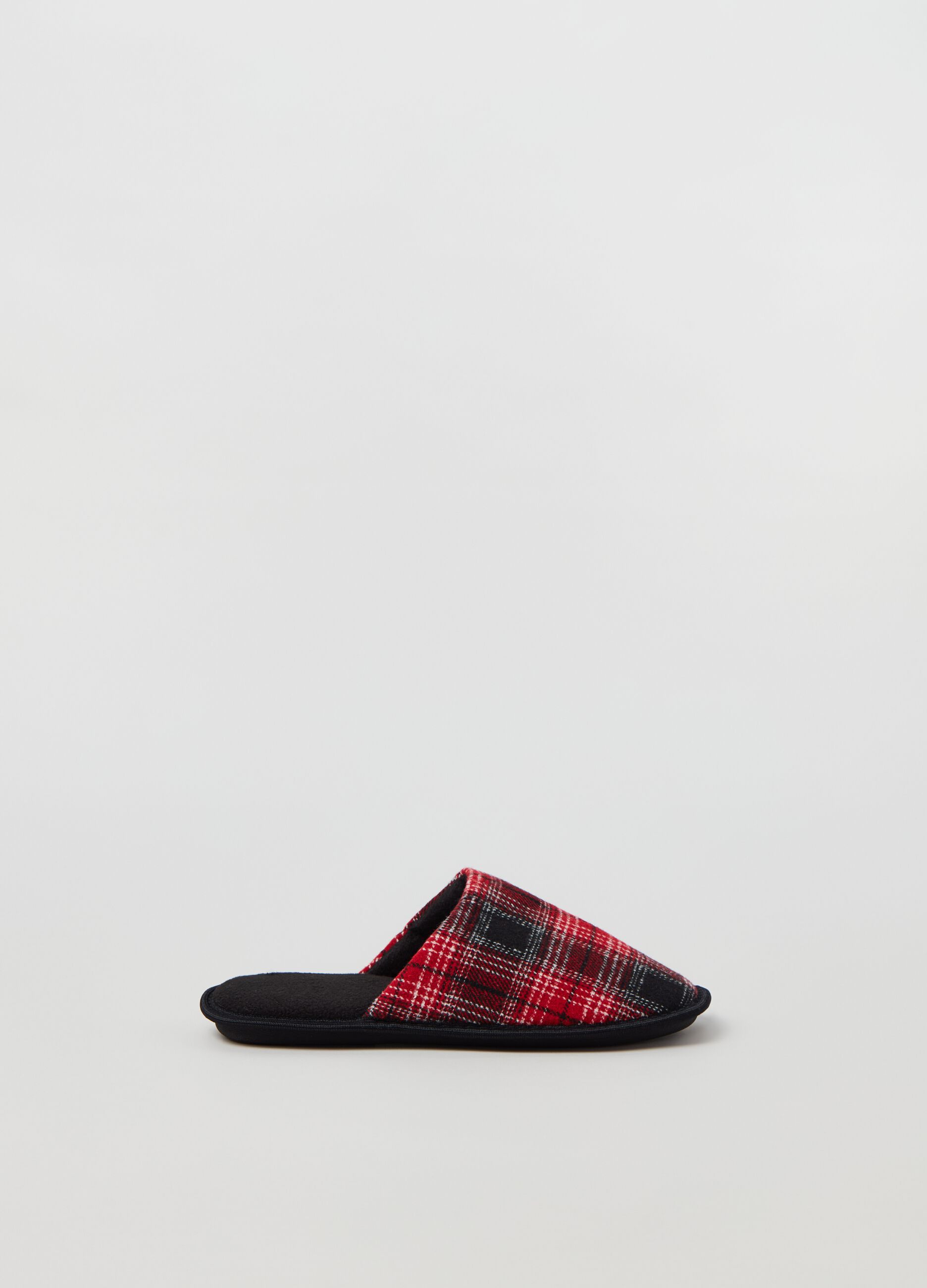 Pantofole invernali tartan