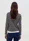 Striped cardigan with V neck_3