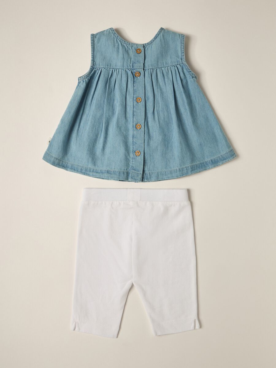 Baby Girl IANA Pure Cotton Jogging Set_1