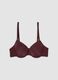 Reggiseno viola imbottito in tessuto elasticizzato_0