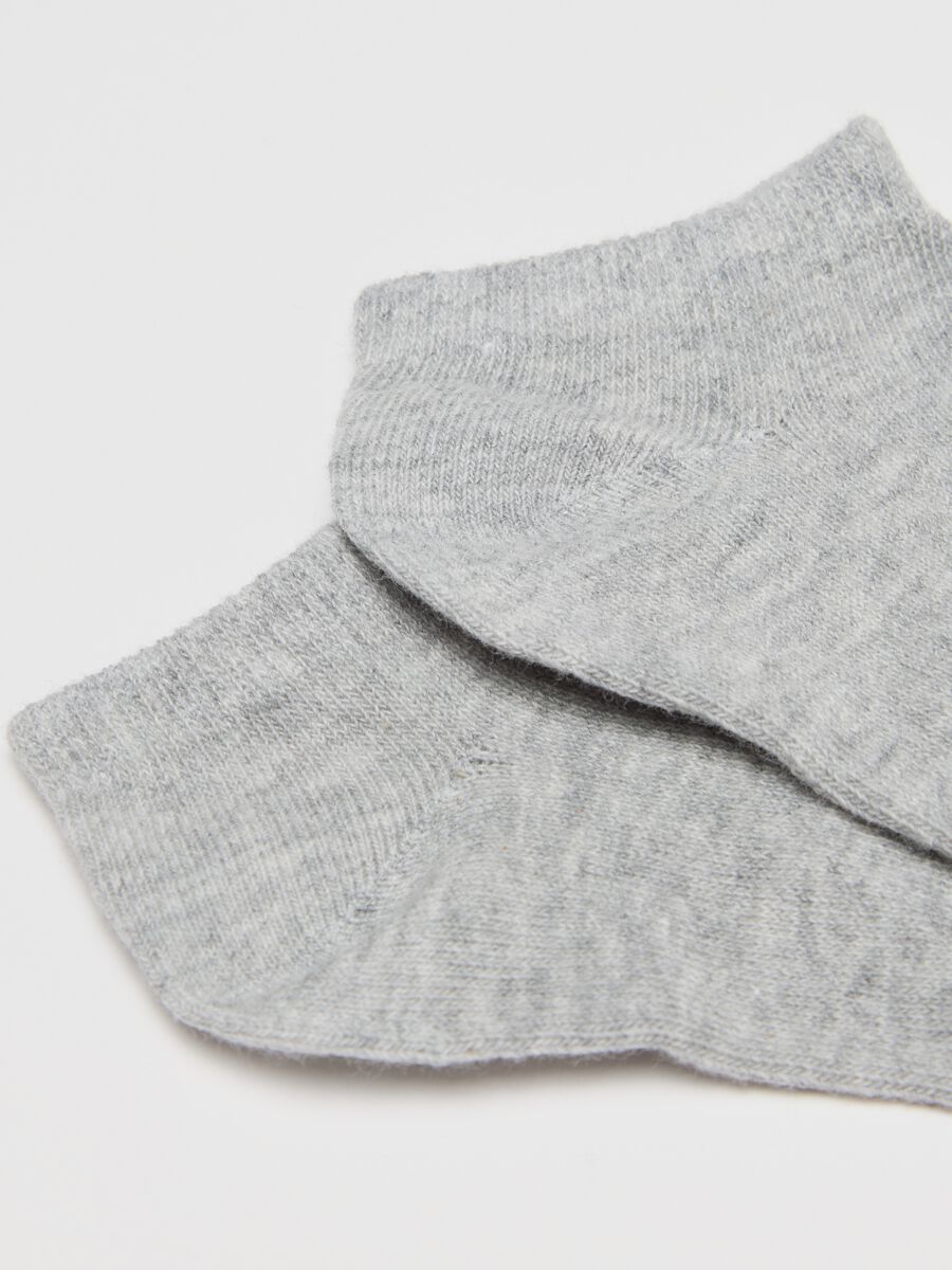 Five-pair pack shoe liners in stretch cotton_1