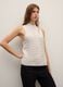 High-neck beige knitted vest regular fit_0