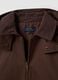 Brown cotton-blend parka jacket with hood and ribbed collar_6