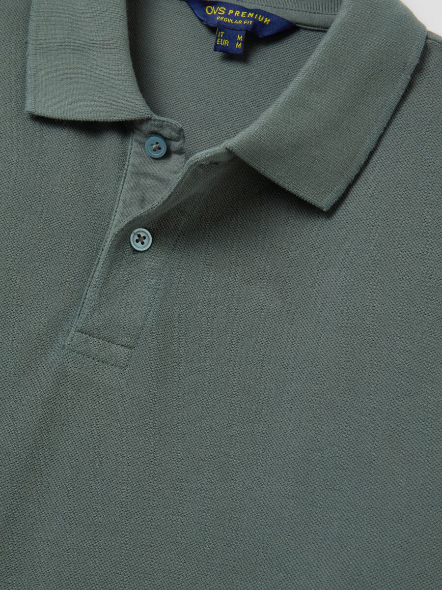 Pure Cotton Piqué Polo Shirt_5