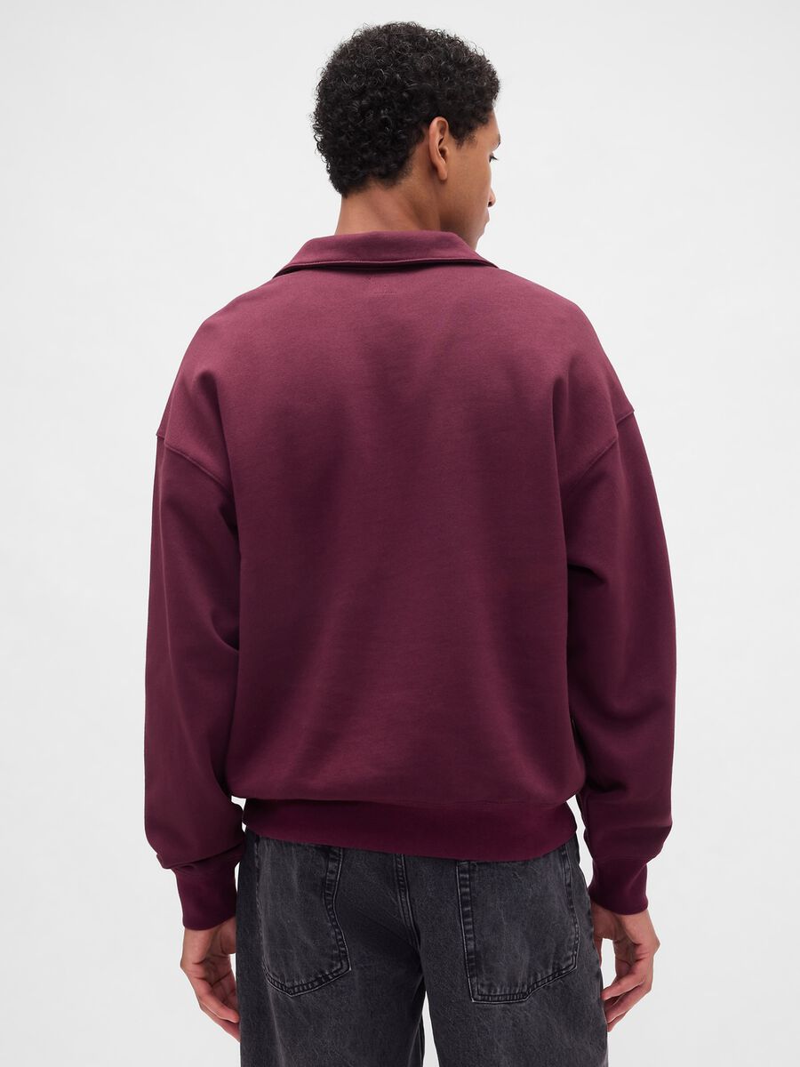 Purple Half-Zip Sweatshirt_1