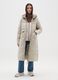 Piumino lungo The Iconic Puffer beige chiaro con cappuccio_1
