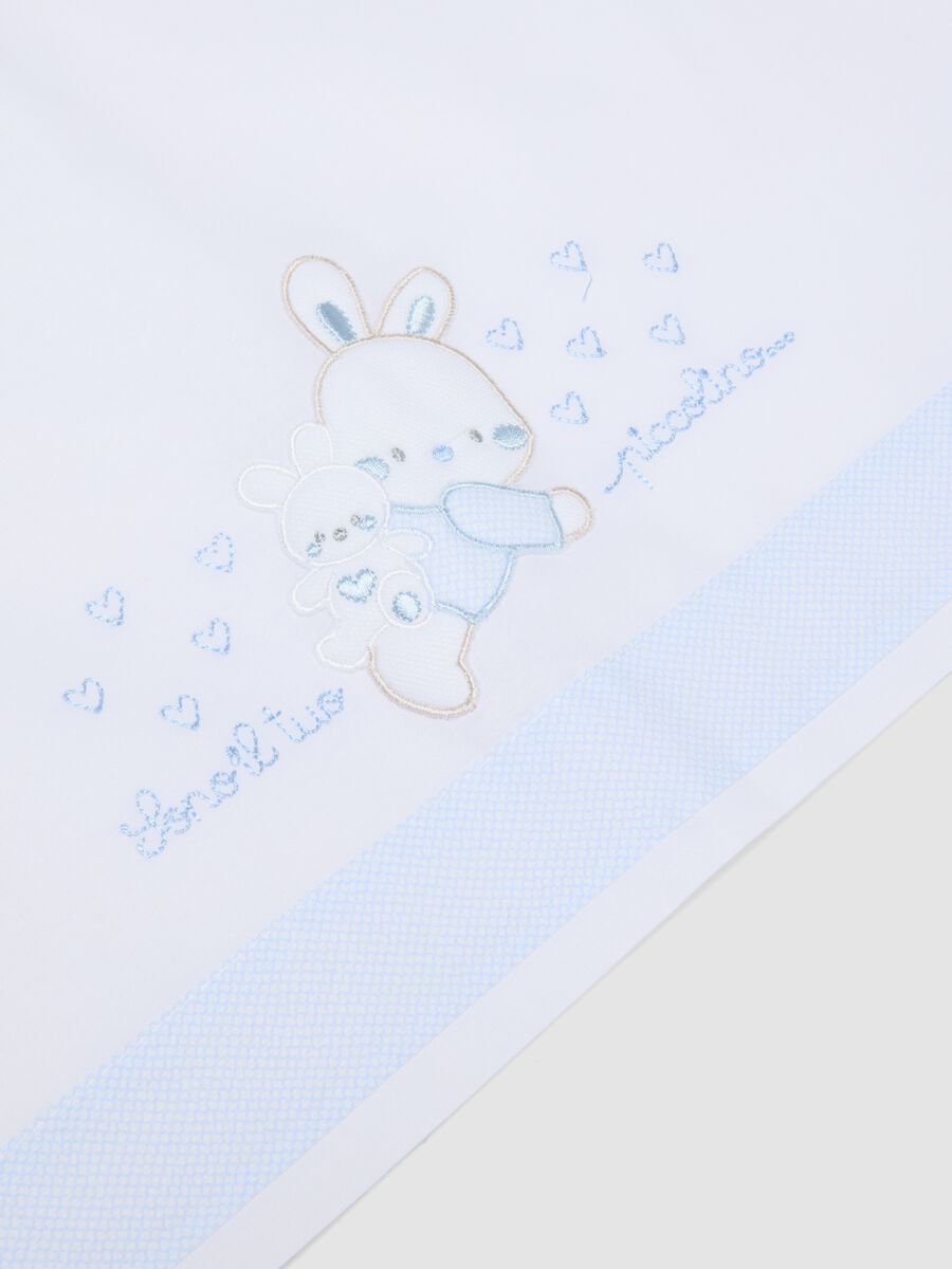 Set di lenzuola per culla in puro cotone multicolor da neonato_1