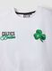 White pure cotton T-shirt with Boston Celtics logo_5