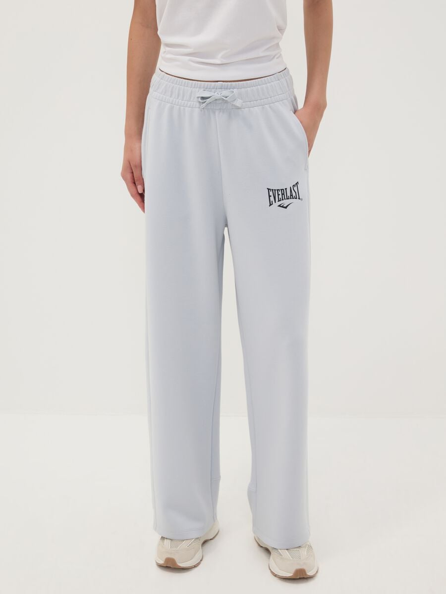 Pantaloni grigi in viscosa elasticizzata jersey regular fit_1
