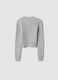 Grey marl cable-knit crew-neck jumper, regular fit_1
